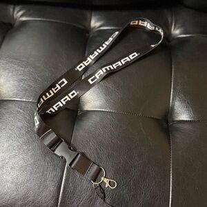 Chevrolet Camaro Black Key Holder Lanyard